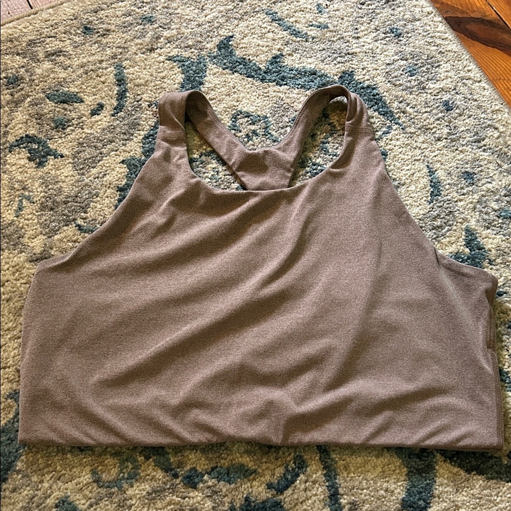 Racerback Girlfriend Sports Bra - Taupe